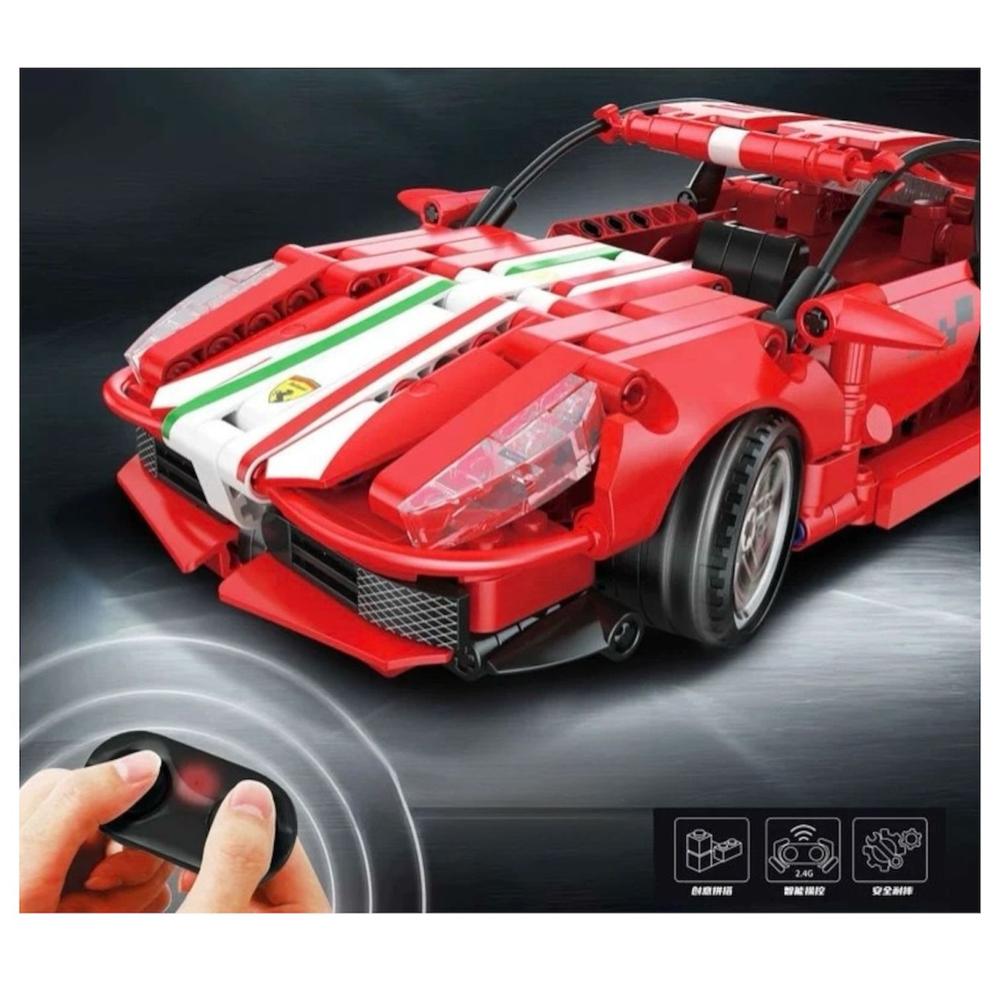 Carro LEGO Ferrari 488 GTE Armable RC 500 Piezas 2026