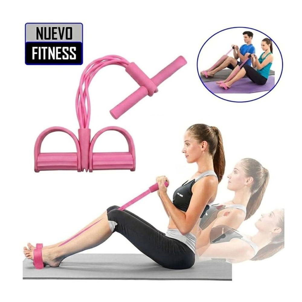 Ligas Elásticas Tonifica Brazos y Piernas Rosado