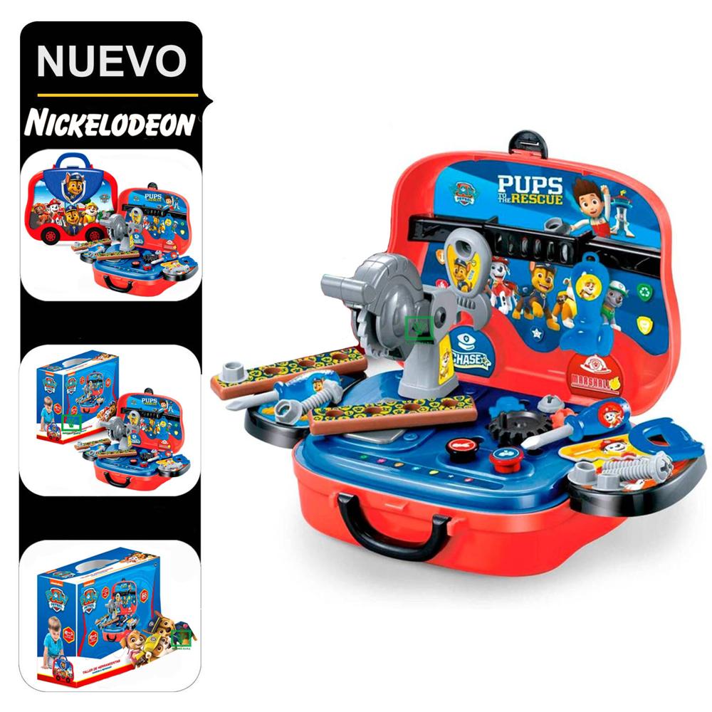 SET DE HERRAMIENTAS Y LONCHERA 2 EN 1 PAW PATROL