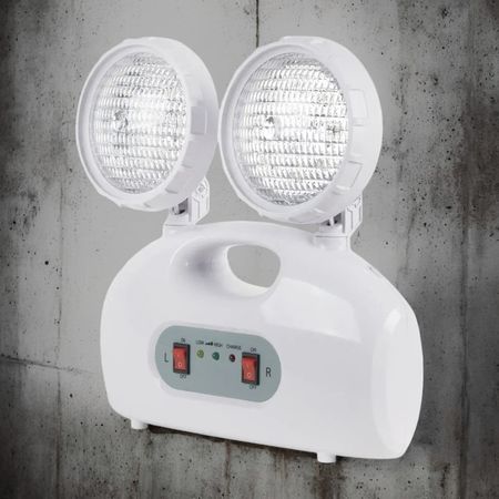 Lámpara de Emergencia Recargable 2 Luces LED 4W Werken Modelo CK7102