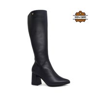 Botas Casuales Mujer Cuero Premiun 015-KA26Q3 Negro