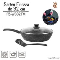 Sarten Finezza Ultra Granito con Tapa 32cm FZ-W332TM