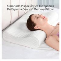 Almohada Viscoelástica Ortopedica De Espuma Cervical Memory Pillow
