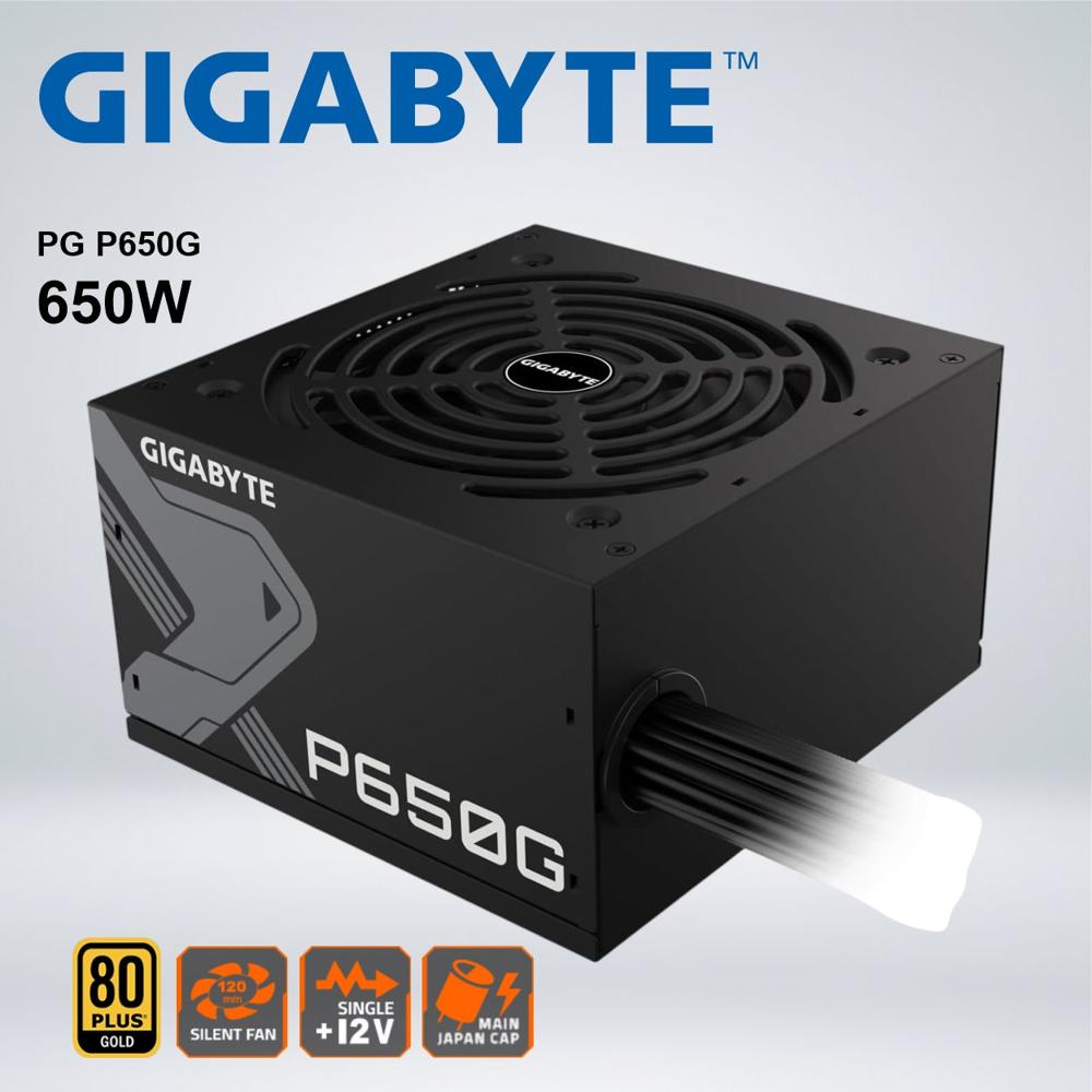 FUENTE DE ALIMENTACIÓN GIGABYTE PG P650G PG5 650W 80 PLUS GOLD