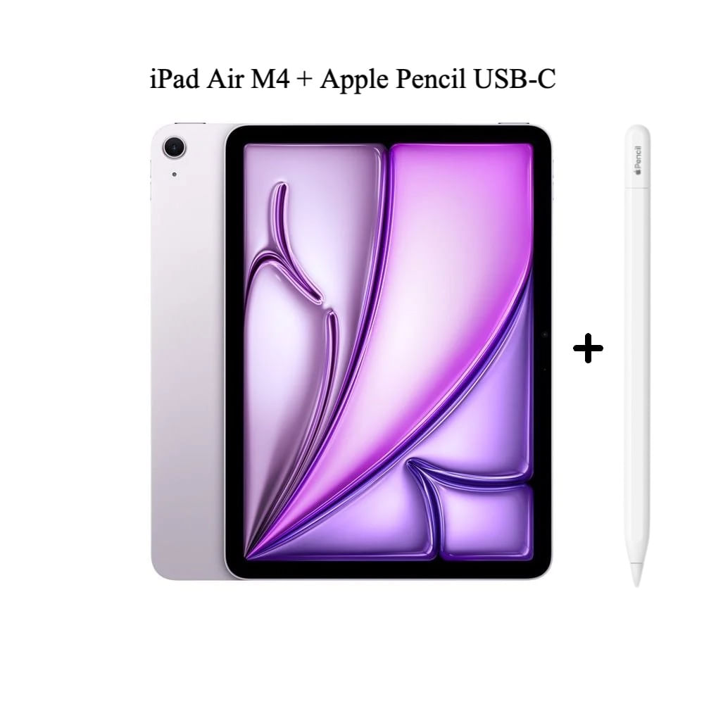 iPad Air 11"" Chip M4 128GB WiFi Purple + Apple Pencil USB-C
