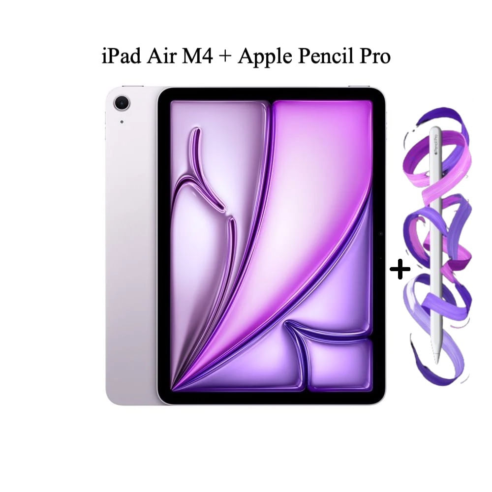 iPad Air 11"" Chip M4 128GB WiFi Purple + Apple Pencil Pro