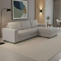 Seccional Izquierdo Éden Ambienta Home 3 Cuerpos color gris