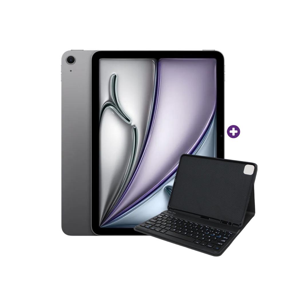 iPad Air 11 Pulgadas Chip M4 128 GB Wi-Fi iPad OS SpaceGray con Smart Keyboard Compatible