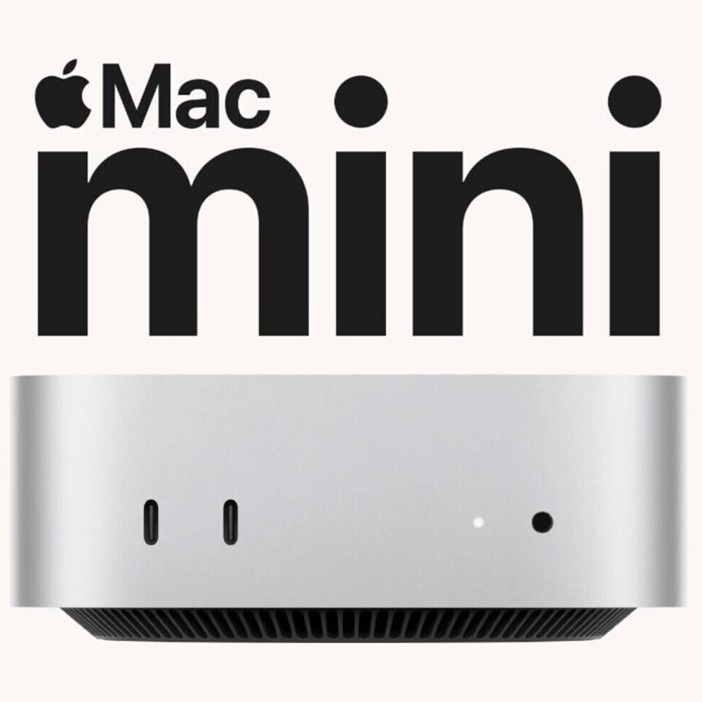 APPLE MAC MINI M4-16GB MEMORIA UNIFICADA 256GB SSD CPU 10-GPU 10- SILVER