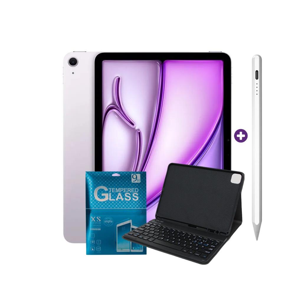 iPad Air 11 Pulgadas M4 128 GB WiFi Purple Smart Keyboard  Compatible y Pencil Alternativo y mica