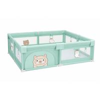 Corral Jaula Llama Verde Infantil 1.8m x 2m Niños Hogar L-2113