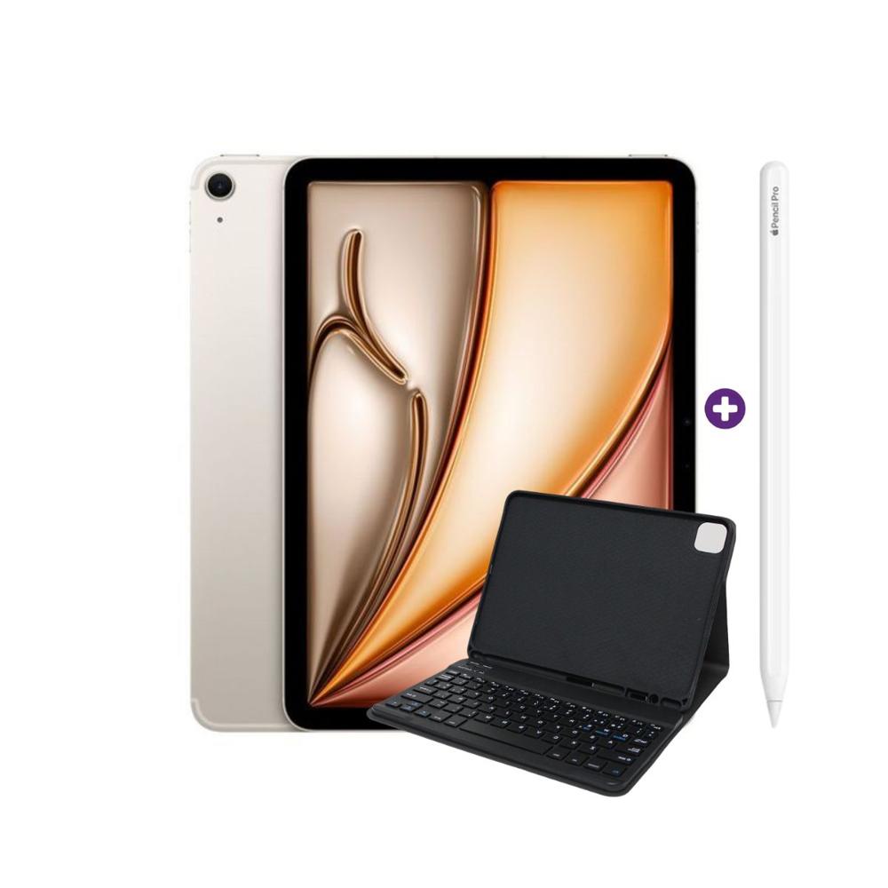iPad Air 11 Pulgadas M4 128 GB WiFi Starlight Smart Keyboard  Compatible y Pencil Pro