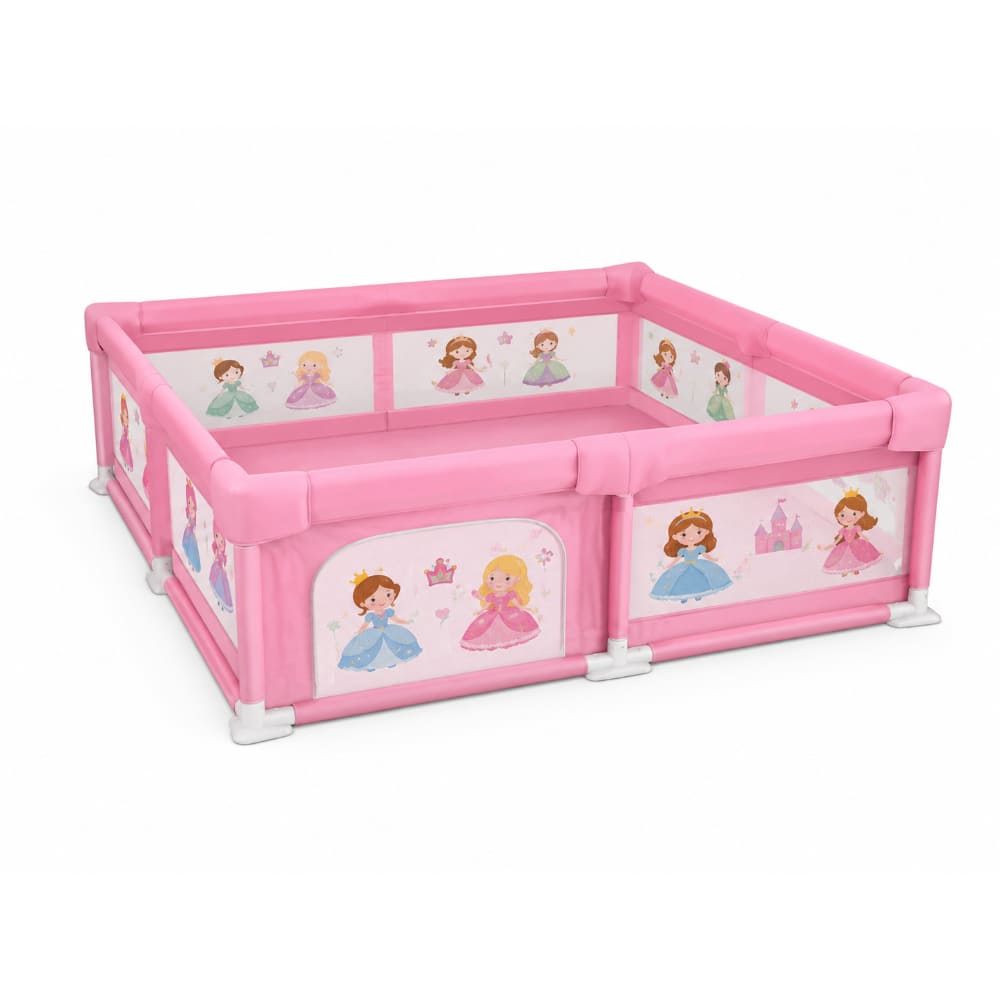 Corral Jaula Rosa Princesa Para Niñas Infantil 1,8 x 2m Niños Hogar L-2149