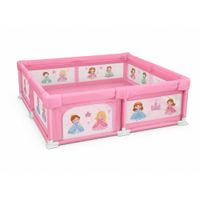 Corral Jaula Rosa Princesa Para Niñas Infantil 1,2 x 1,2m Niños Hogar L-2145