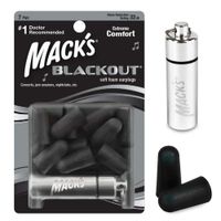 Tapón De Oído para Músicos Conciertos Discoteca Ensayos Dormir Viajar. Reduce 32dB - NEGRO MACKS