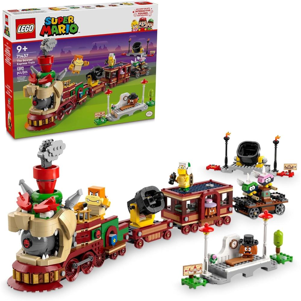 LEGO SUPER MARIO TREN EXPRESO DE BOWSER SET DE CONSTRUCCIÓN Y JUEGO DE SIMULACIÓN