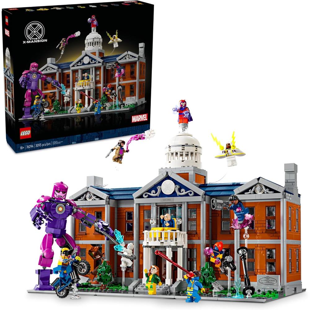 LEGO MARVEL X-MEN LA MANSIÓN X SET DE CONSTRUCCIÓN PARA ADULTOS COLECCIONABLES