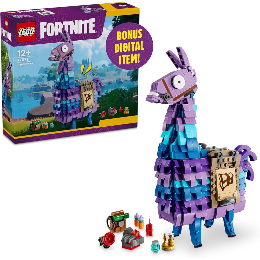 LEGO FORTNITE LLAMA DE SUMINISTROS, JUGUETE DE CONSTRUCCIÓN PARA MAYORES DE 12