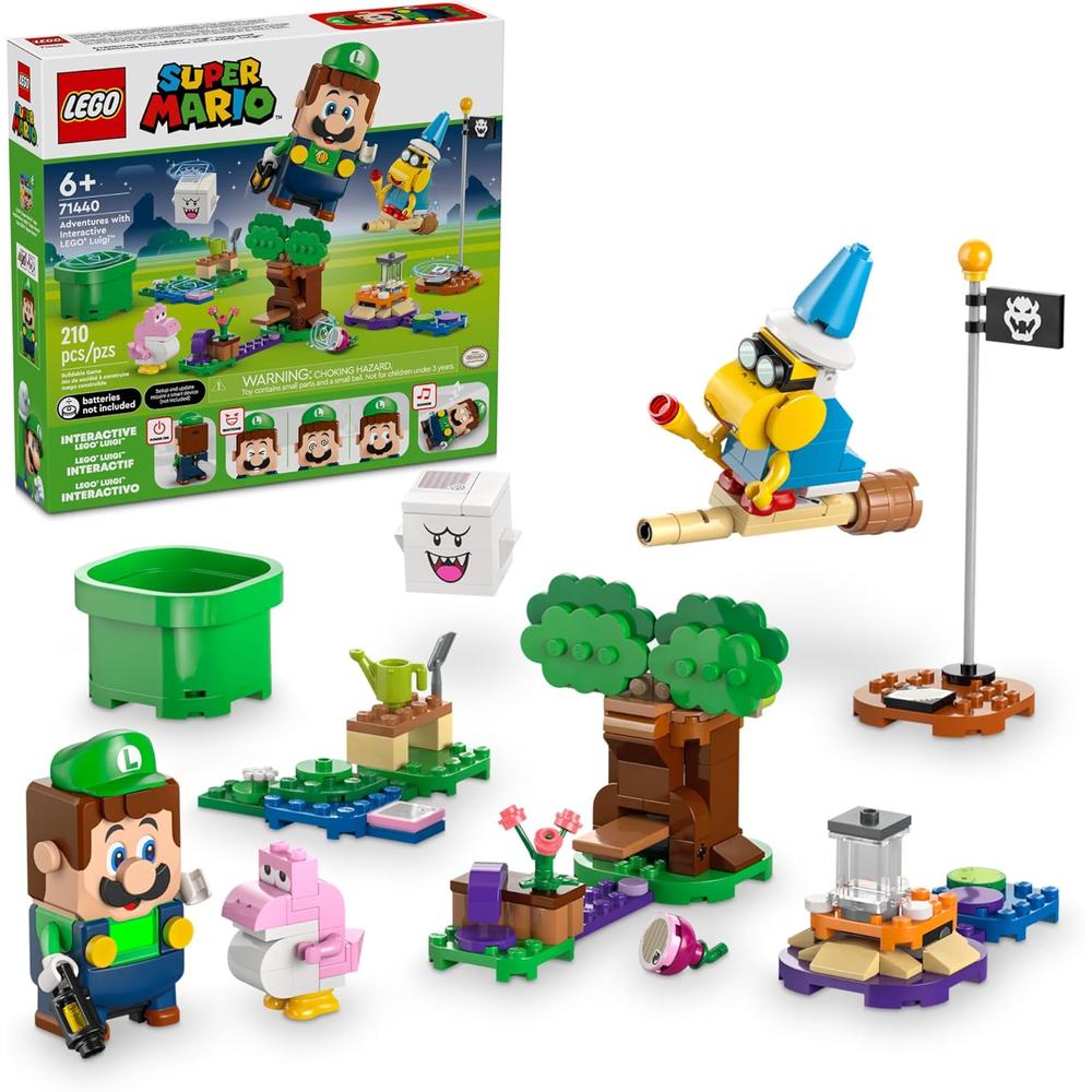 LEGO SUPER MARIO AVENTURAS DE LUIGI SET INTERACTIVO CON 4 FIGURAS