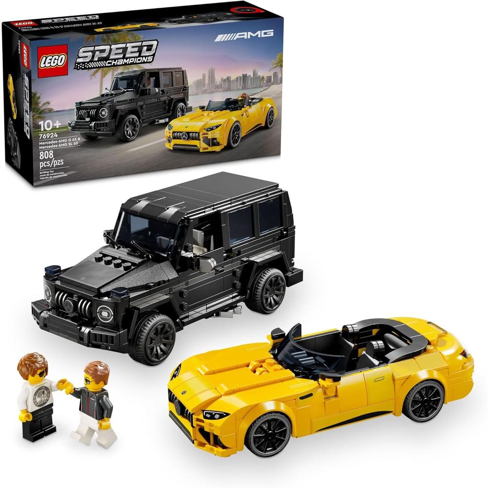LEGO SPEED CHAMPIONS MERCEDES-AMG G 63 Y SL 63 F1 CON MINIFIGURAS
