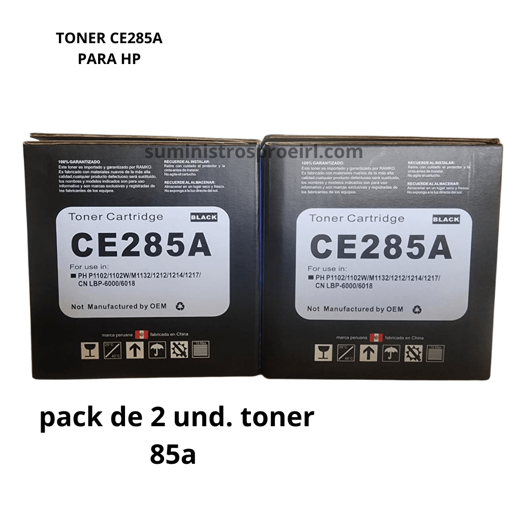 TONER PACK 2 UND. CE285AD COMAPTIBLE