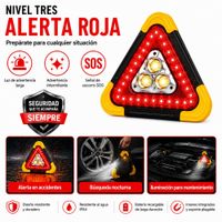 Luz de Emergencia Triangulo LED Multifuncional para Auto