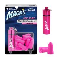 Tapones para Oídos Pequeños - Domir Estudiar Conciertos Discoteca Viajar - Reduce  30dB ROSA - MACKS