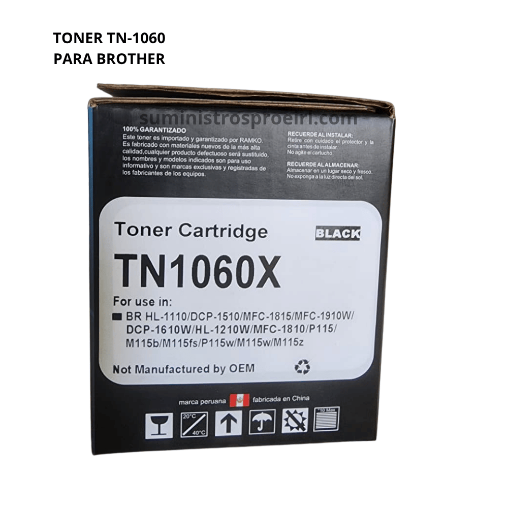 Toner para brother TN-1060X de alta capacidad compatible