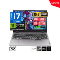 LAPTOP LENOVO LOQ 15IRX10 15 6 FHD IPS Core i7 13700HX 16GB 512GB SSD GEFORCE RTX 5050 8GB FreeDOS