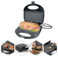 Máquina para Sándwiches y Panini Press - Parrilla de Contacto Rápida para Cocina Saludable