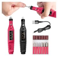 Kit Torno Manicure Portátil  Pulidor Eléctrico de Uñas para Hogar y Salón