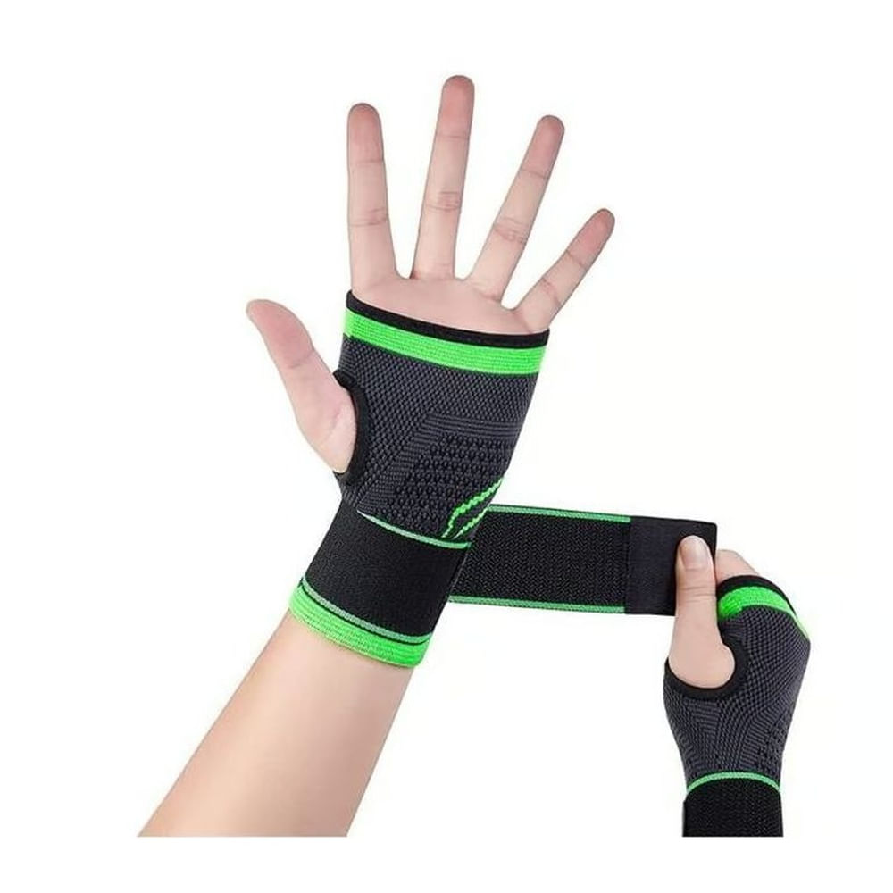 1 Muñequera para Deporte Ortopédica Elástica de Neopreno Multicolor