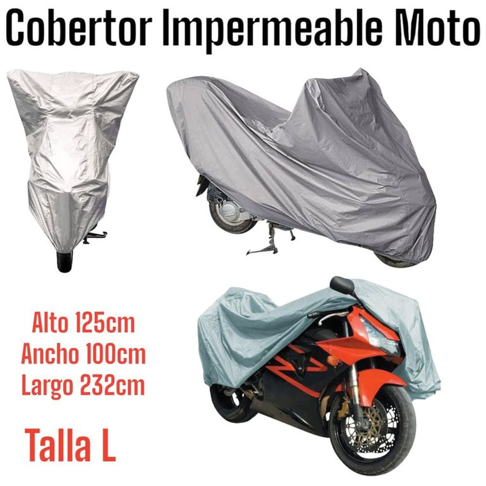 Cobertor Forro Funda Impermeables para Moto 232x125x100cm Multicolor