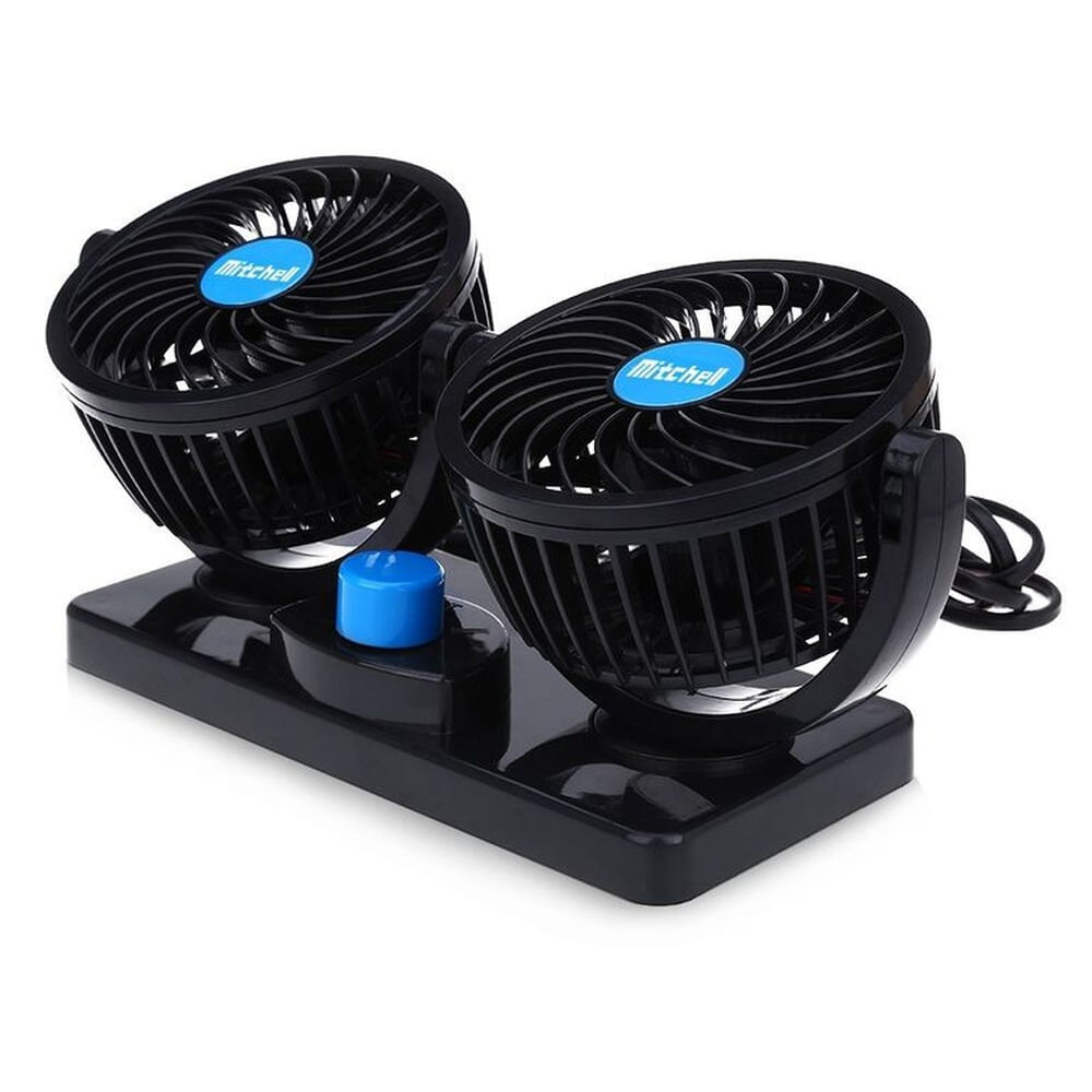 Ventilador para Vehiculos 12Voltios de Auto Carro Mitchell Multicolor