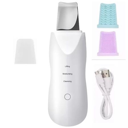 Dispositivo Peeling Ultrasónico Facial Limpiador Profundo Poros Anti-Acné Rejuvenece Piel
