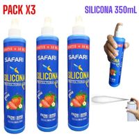 Pack x3 Silicona Protector UV Filtro 350mL Brillante Fresa