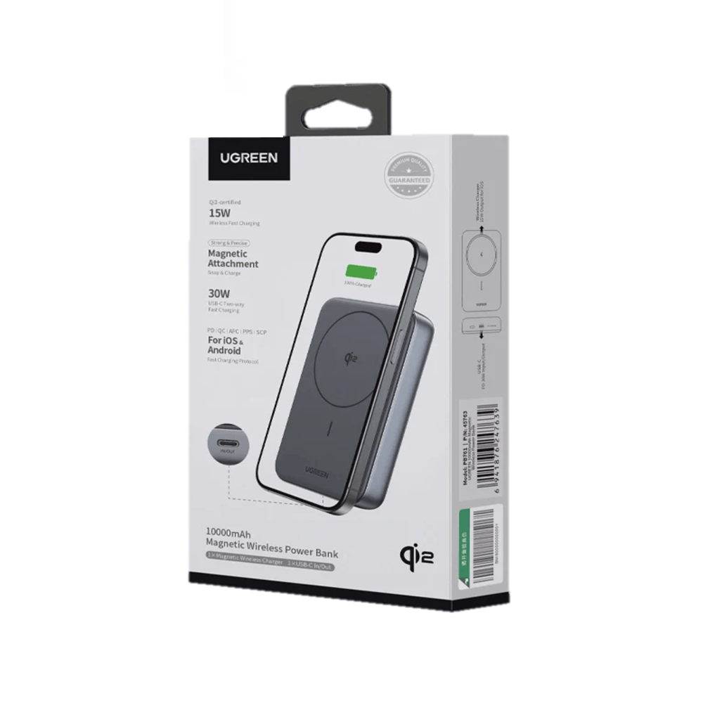 Cargador MagSafe Original Ugreen 30W 10000 mAh