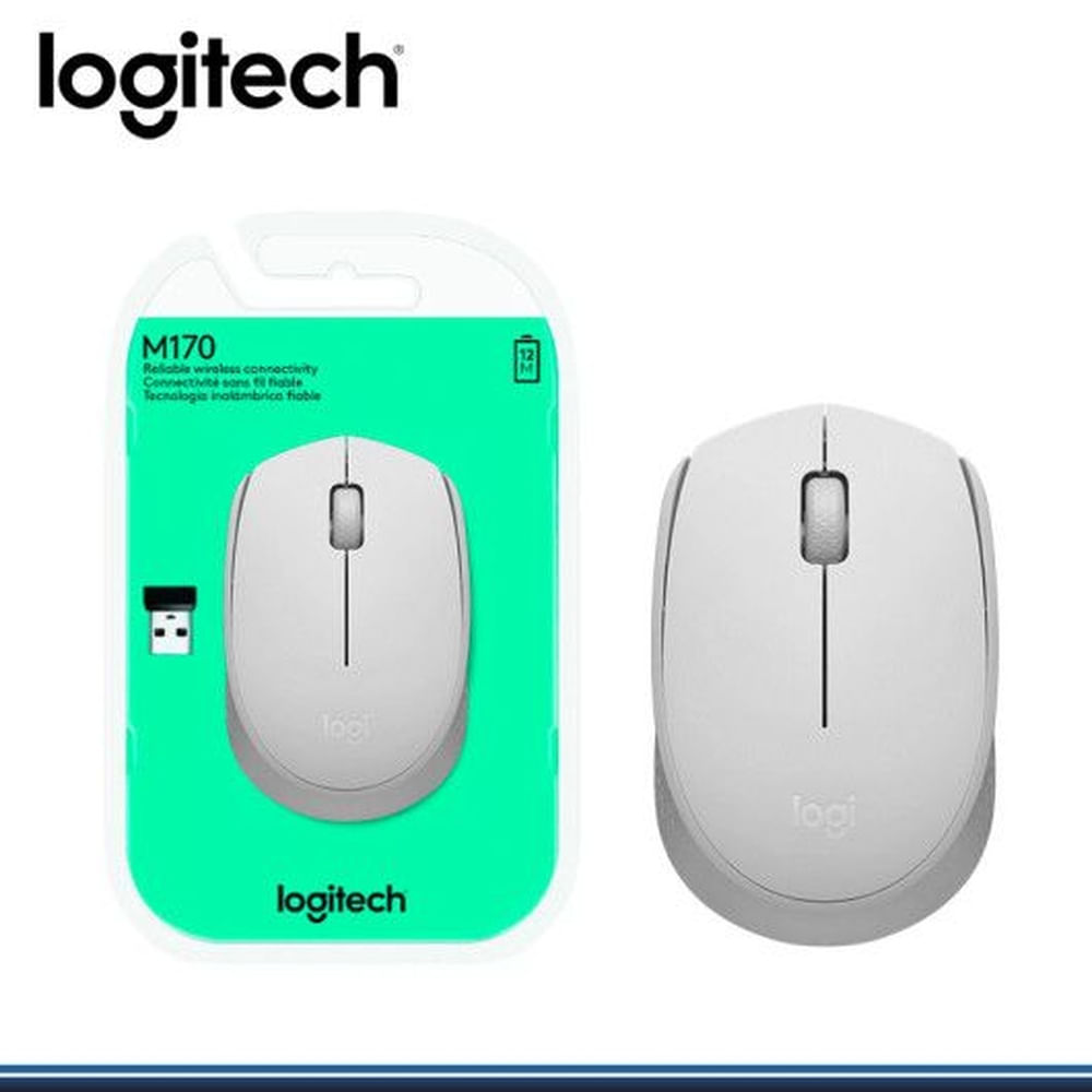 MOUSE LOGITECH M170 WIRELESS WHITE 910-006864