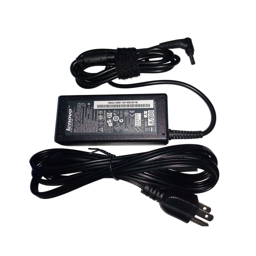 Cargador Para Laptop Compatible Con Lenovo 20v 3-25A Punta Fina