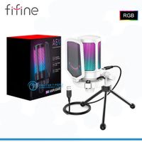 Micrófono gamer Fifine A6V WHITE