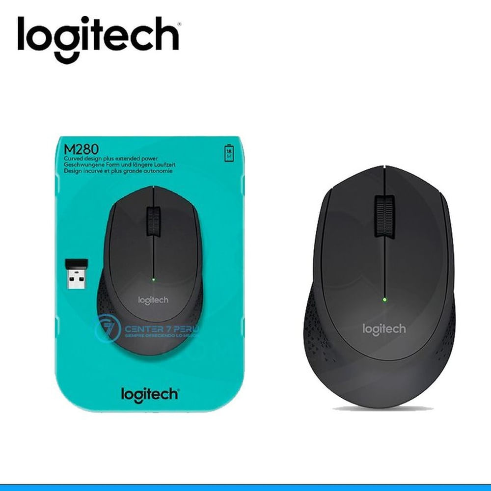 Mouse Logitech M280 Inalambrico Black
