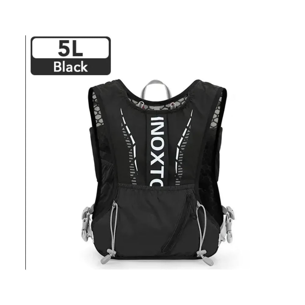 Chaleco de Hidratación para Correr Bicicleta Maratón 5L Negro