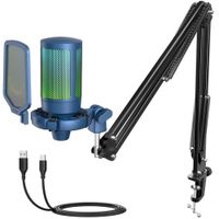 Micrófono Fifine A6T BLUE Soporte de brazo