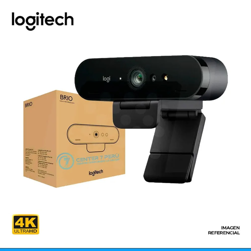 CAMARA LOGITECH B2B BRIO ULTRA HD 4K BLACK