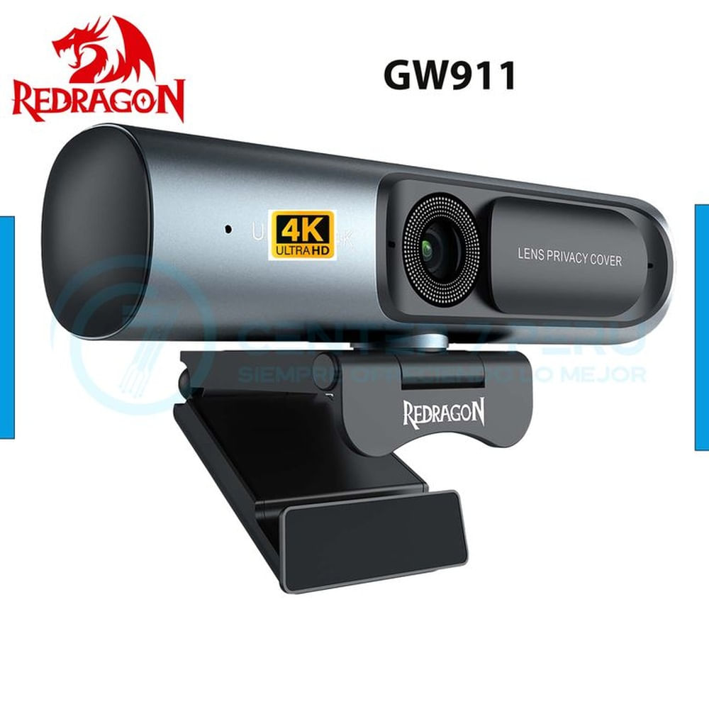 Cámara Web Streaming Redragon GW911 CYBERLENS 4K
