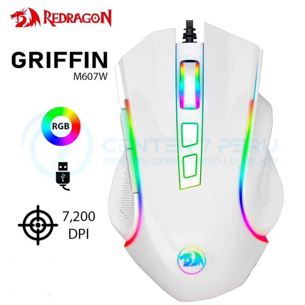M607W Mouse Redragon GRIFFIN WHITE
