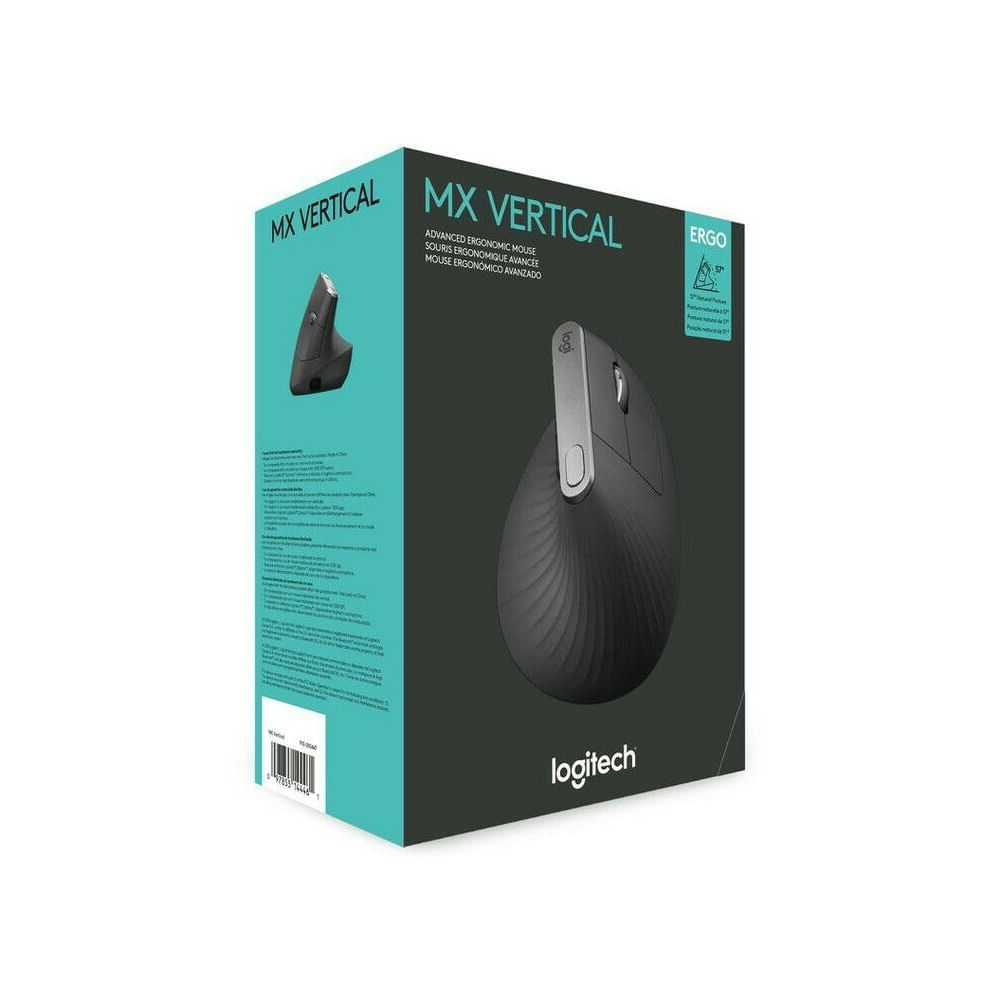 MOUSE LOGITECH MX VERTICAL WIRELESSBT BLACK