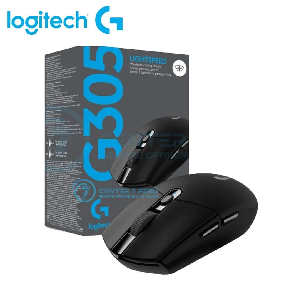 MOUSE LOGITECH G305 LIGTHSPEED WIRELESS BLACK