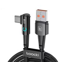 Cable USB C Toocki 90 Grados 100W Carga Rápida 1 Mtro