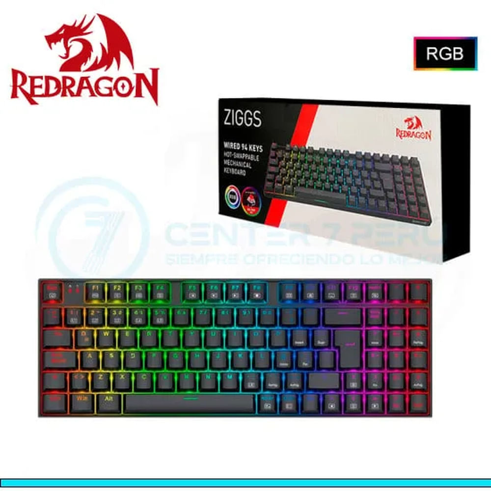 Teclado Redragon ZIGGS K669-RGB-SP Spanish